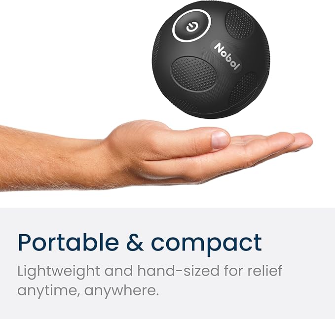 Nobol - MyoSphere Vibration Massage Ball for Deep Tissue Stimulation, Muscle Tension Relief and