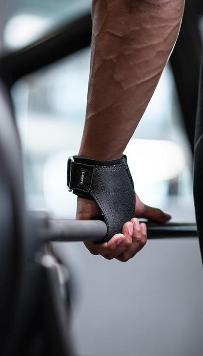Fitgriff® Elite Straps - Lifting Wrist Straps (Rubber Grips) for Weightlifting, Gym, Workout