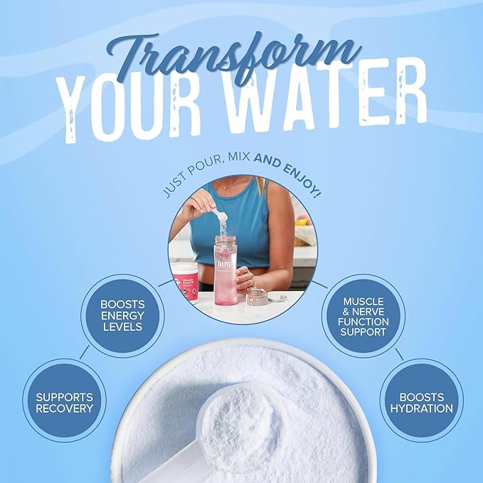 JUNP Electrolytes Powder No Sugar No Carbs – Fresh Berry Lemonade Keto Drink Mix - Potassium & Salt