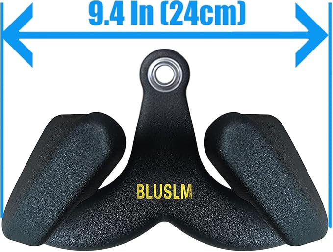 LAT Pull Down Bar for Cable Machine, LAT Pulldown Attachments T Bar V Bar Cable Attachment, Back