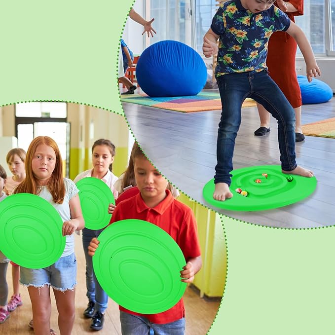 Maze Balance Board for Kids Plastic Wobble Rocker Balance Board with Mini Balls Load 170lb for