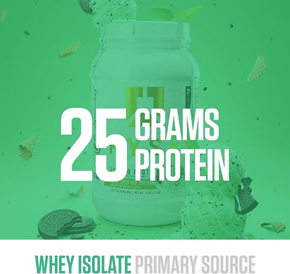 RYSE Loaded Protein Powder - Mint Chip Ice Cream - 25g Whey Protein Isolate & Concentrate with