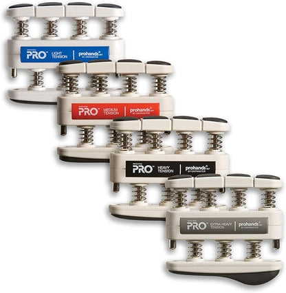 PRO Hand Exerciser, Finger Exerciser (Hand Grip Strengthener), Spring-Loaded, Finger-Piston System