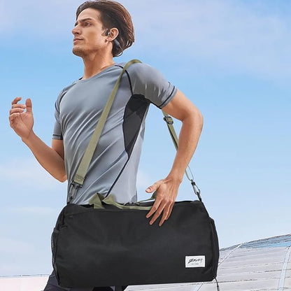 BE SMART Waterproof Mens Gym Bag with Shoe Compartment, Duffle Bags with Wet Pocket for Men