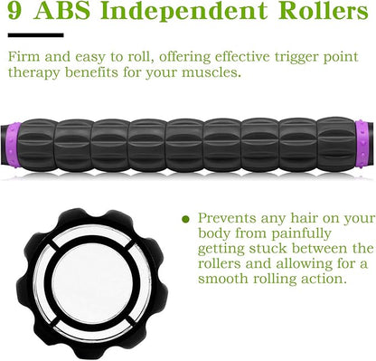 Muscle Roller, Massage Roller Stick for Athletes, Help Reducing Muscle Soreness Cramping Tightness