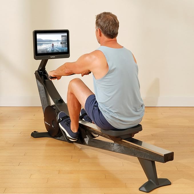 Hydrow Wave Rowing Machine with 16" HD Touchscreen & Speakers - Foldable | Live Home Workouts
