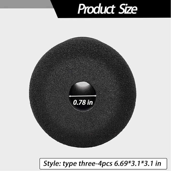 Protective Pads Cushion (6.69*3.1*3.1 in), Sponge for Exercise Equipment，Workout Machine-Sit ups
