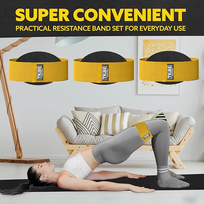 Fabric Resistance Bands for Legs - Workout Bands Resistance Bands for Men and Women - Booty Bands