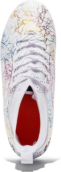Boy Soccer Cleats Big Kids Soccer Shoes Professional Soccer Cleats Shoes,Unisex Soccer Sneakers for