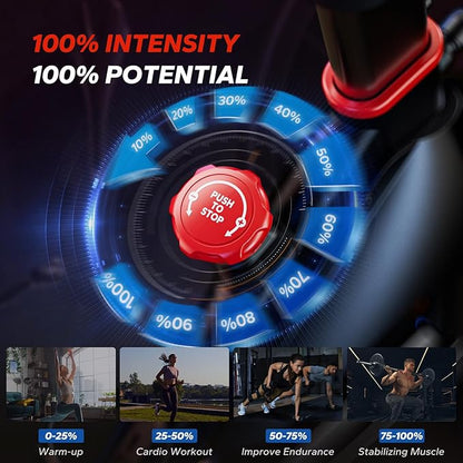 MERACH Magnetic Exercise Bike, Indoor Cycling Bike with Self-Developed App, 350 lbs Weight Capacity