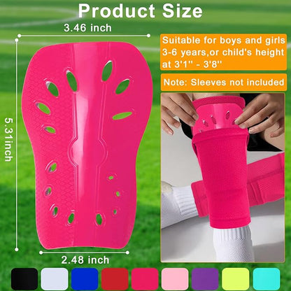 2 Pairs Shin Guards Soccer for Kids,Shin Pads Extra Lightweight Breathable Slide in Shin Guard for