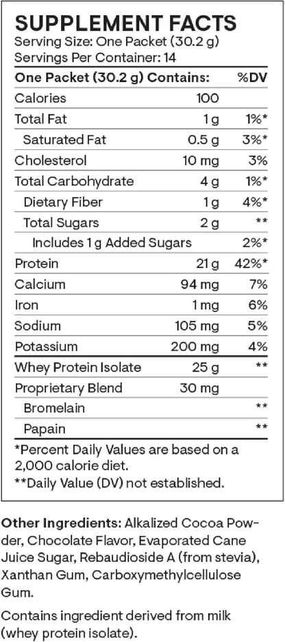THORNE - Whey Protein Isolate - 21 Grams of Easy-to-Digest Whey Protein Powder - NSF Certified for