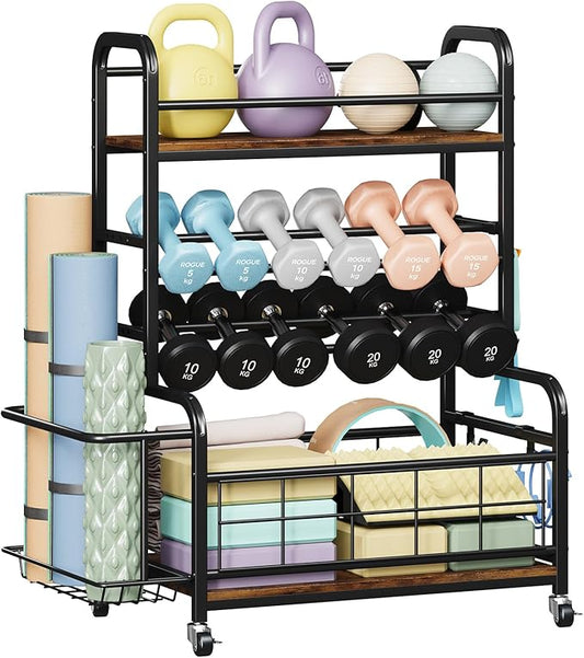 Homeiju 450LBS Dumbbell Rack,Weight Rack for Dumbbells,Weight Rack for Home Gym,Home Gym Storage
