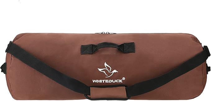 WHITEDUCK HOPLITE Heavy Duty Military Canvas Duffel Bag, Army Cargo Style, Foldable Tactical