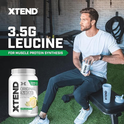 Xtend XTEND Original BCAA Powder 7g BCAA and 2.5g L-Glutamine, Sugar Free Post Workout Muscle