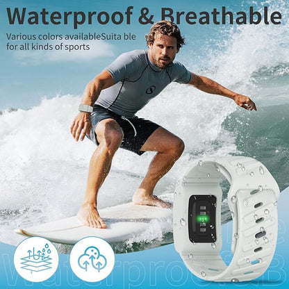 Silicone Sport Band Compatible with Whoop 4.0 Band for Men Women,Soft Comfort Durable Replacement