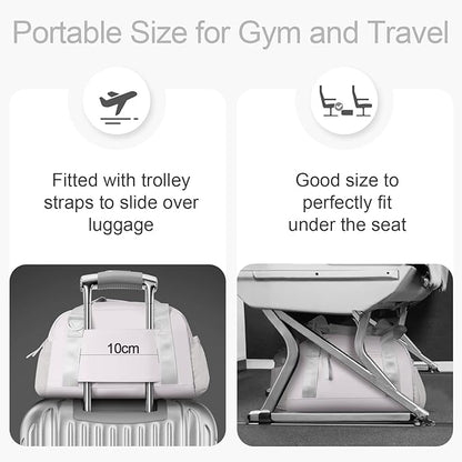 Small Gym Bag 14 inch for Women & Men Mini Gym Duffel Bag with Wet Compartment Waterproof Travel