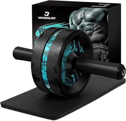 VINSGUIR Ab Roller Wheel, Abs & Core Workout Equipment for Home Gym with Knee Pad Accessories