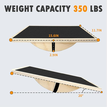 Balance Board Professional Wobble Board for Adults Anti-Slip for Physical Therapy Standing Desk