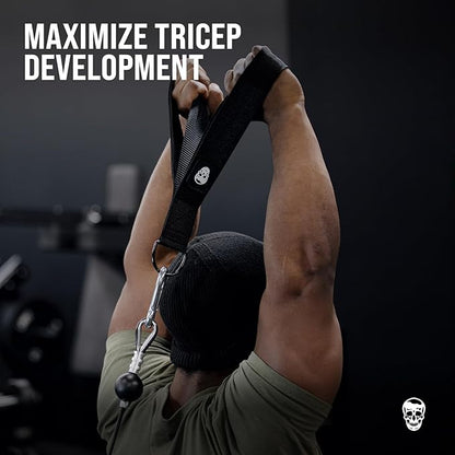 Gymreapers Tricep Rope Cable Attachment - Multi-Workout Tricep Pull Down Cable Attachment - Perfect