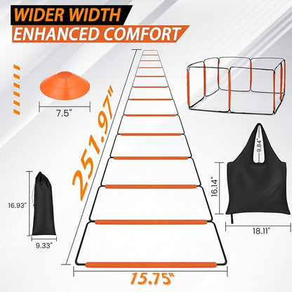 Agility Ladder, Speed Ladder, Agility Ladder Speed Training Equipment, Football Ladder, Footwork