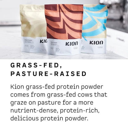 Kion Clean Protein | Grass-Fed & Pasture-Raised Whey Isolate Protein Powder | Rich Chocolate | 30