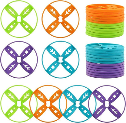 Outside Toys for Kids Ages 4-8, 24 Pack Flying Discs Supplement Set - Compatible with Most Handheld