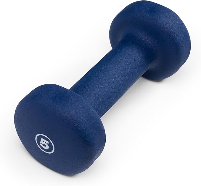 Marcy Colored Neoprene Dumbbell (Sold in Singles or Set) Hand Weights, Exercise Free Weights for