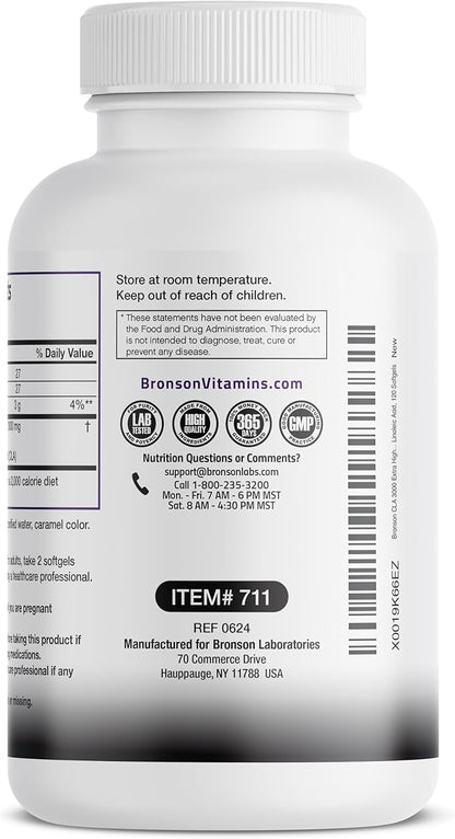 Bronson CLA 3000 Extra High Potency Supports Healthy Weight Management Lean Muscle Mass