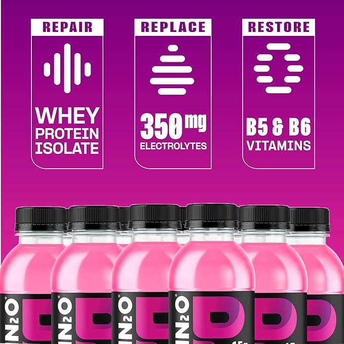 Protein2o Hydration Drink - 2-in-1 Liquid Clear Whey Protein Isolate and Electrolyte Drink - 15g