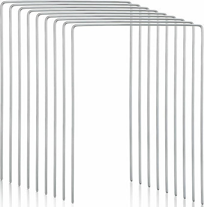 Deekin Set of 9 Croquet Wickets Replacement for Croquet Metal Hoops with Galvanized and Plastic