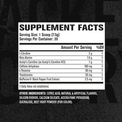Jacked Factory NITROSURGE Shred Pre Workout Supplement - Energy Booster, Instant Strength Gains