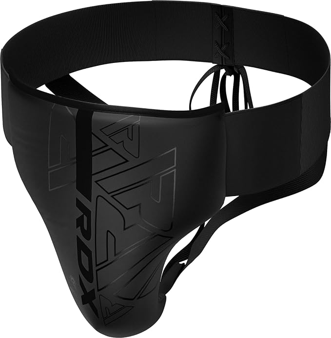 RDX Groin Protector for Boxing, Muay Thai, Kickboxing and MMA Fighting, Maya Hide Leather Abdo Gear