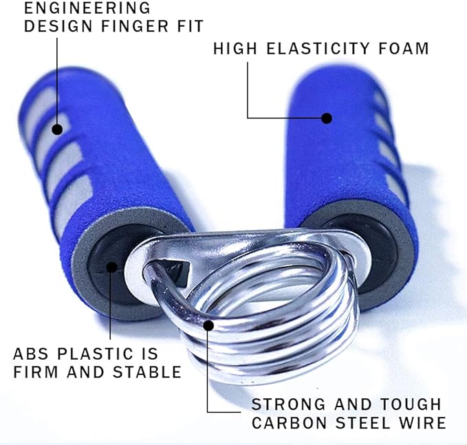 2 Pack Hand Grip Strengthener Set, Forearm Exerciser, Finger Gripper, Grip Strength Trainer, Hand