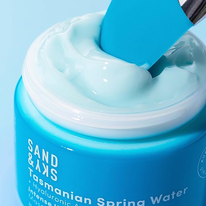 Sand & Sky Tasmanian Spring Water Intense Hydration Face Mask with Pentavitin & Hyaluronic Acid