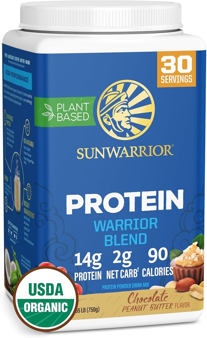 Organic Plant Based Protein Powder | Vegan Organic Protein Powder with BCAA Amino Acids & Hemp Seed