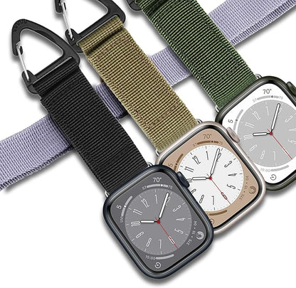 Tactical Duty Belt Keychain Compatible with Apple Watch 38mm 40mm 41mm 42mm 44mm 45mm 46mm 49mm