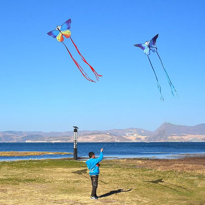 Butterfly Kites for Kids and Adults, Easy to Fly Large Single Line Kite for Boys and Girls - 55" x