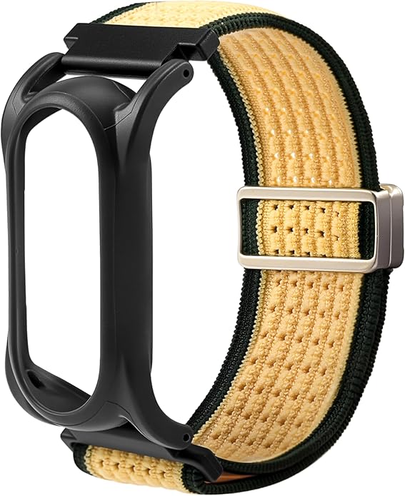 Adjustable Smartwatch Soft Woven Nyon Wristband + Protective Case Base fits for PLAUD AI NotePin
