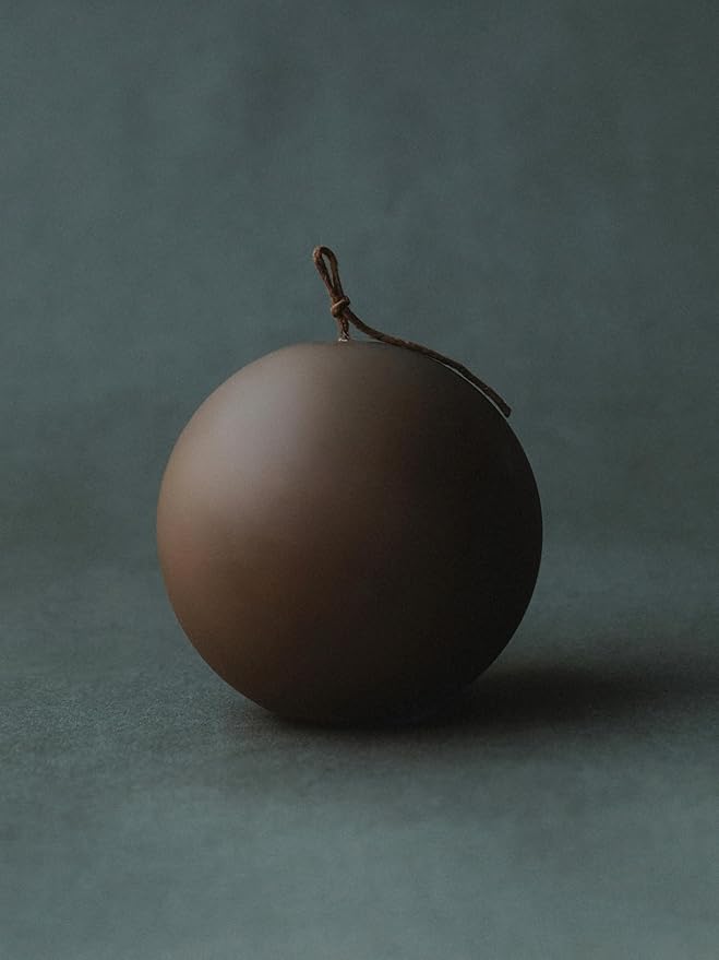LAWA Sphere Candle - Beautiful Handmade Pillar Scented Soy Wax Elegant Aesthetic Candle