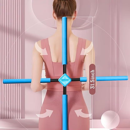 Back Straightener Posture Corrector|Yoga Stick Stretching Tool for Women and Men|Portable Posture