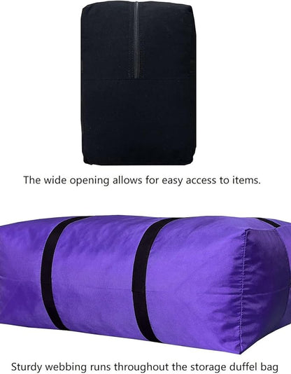 Extra Large Duffle Bag for Travel, Big Foldable Storage Bag - Green