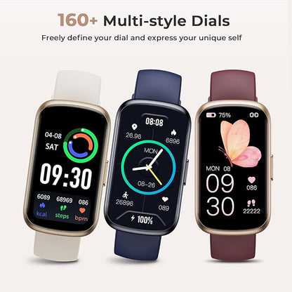 Fitness Tracker for Women Men, Smart Watch Band with 24/7 Heart Rate Blood Oxygen Sleep Monitor