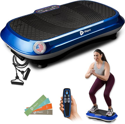 Lifepro Waver Vibration Plate Exercise Machine for Lymphatic Drainage, Muscle Activation, Full-Body