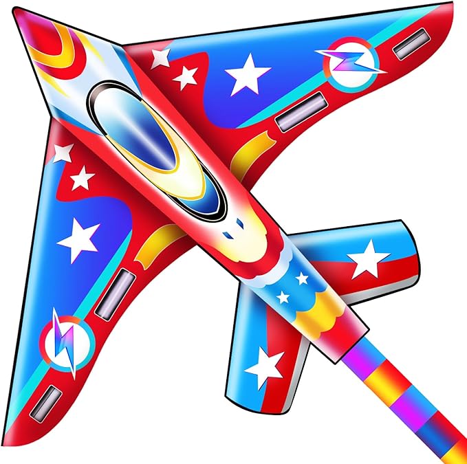 Xida Kites for Kids Ages 4-8, Large Kite for Adults, Easy to Fly Beach Kites with Handle and