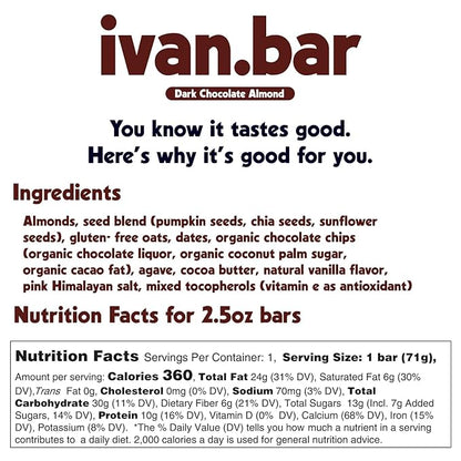 Protein Packed Energy Snack Bar | Provides Healthy Energy | Vegan, All Natural Ingredients | Soy