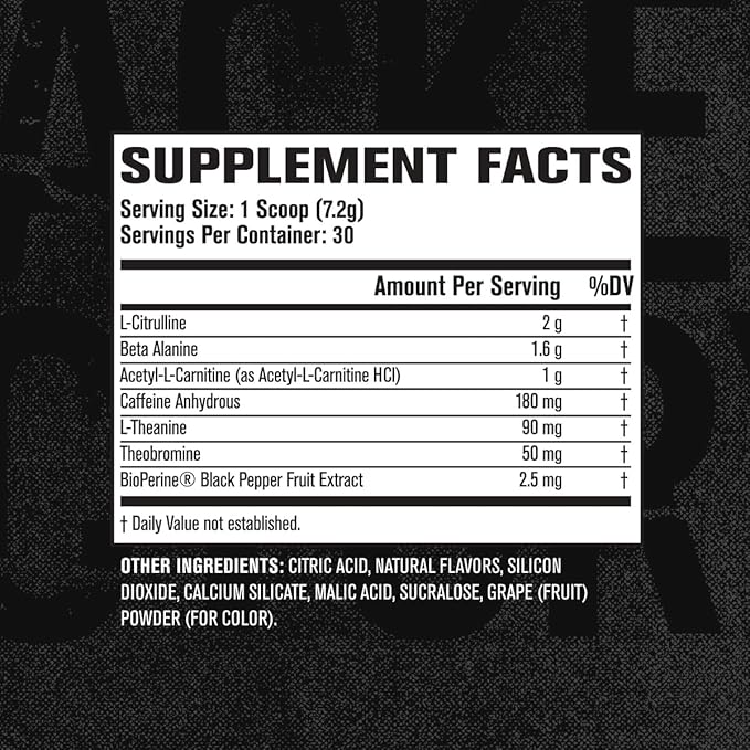 Jacked Factory NITROSURGE Shred Pre Workout Supplement - Energy Booster, Instant Strength Gains
