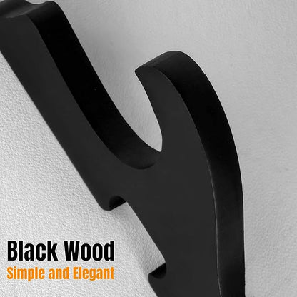 Eforlife 2/Set Sword Hook Wall Mount Samurai Sword Hanger Display Holder Adjustable for Katana