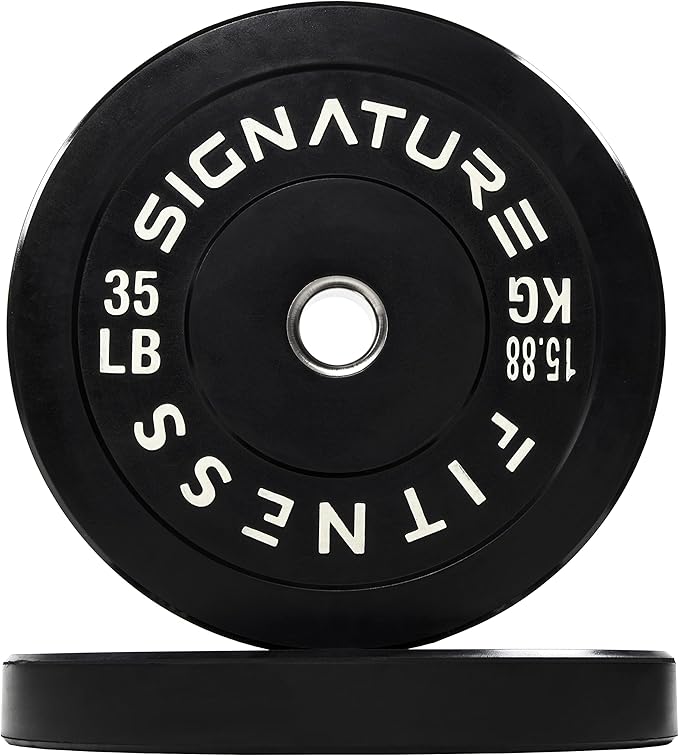Olympic Bumper Plates Set, 2" Weight Plates for Strength Training & Weightlifting, Paris or Set or