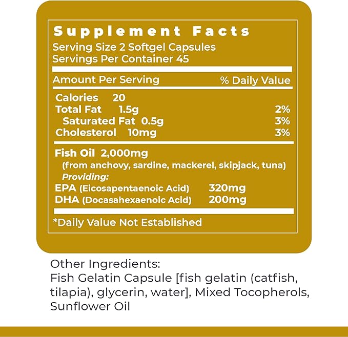 Premier Research Labs EPA DHA Marine Softgels - Omega 3 Fish Oil, EPA DHA Omega 3 Supplement, Fatty